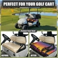 thumbnail image 4 of Yuyamidu Arizona Sunset Golf Cart Seat Cover with Pockets Cactus Golf Cart Seat Blanket 2 Passenger Club Car Travel Sports Golf Cart Accessory Protection, 4 of 7