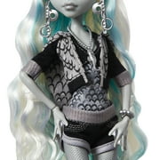 Monster High Doll with Posters, Lagoona Blue in Black and White