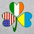 thumbnail image 3 of CafePress - Shamrock Of Ukraine Women's Baseball T Shirt - Womens Baseball Tee, 3 of 4