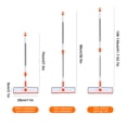 thumbnail image 3 of HOARBOEG Glass Wiper, Dual Purpose, Extended Telescopic Rod, Flexible And Rotatable Window Wiper And Water HangerHousehold Cleaning Tools, 3 of 4
