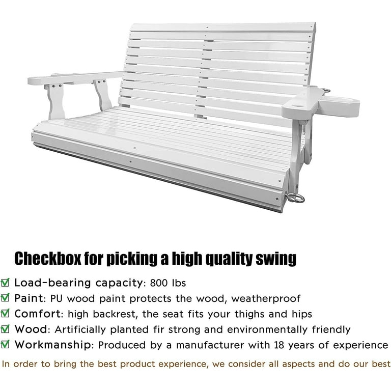 White porch 2024 swing walmart