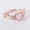 Rose Gold, variant on Heart Shaped Wings Ring Zircon Inlay Rose Gold Silver Base Metal Unisex Design and Gift for Women Heart Jewelry Fashion Ring Statement Ring