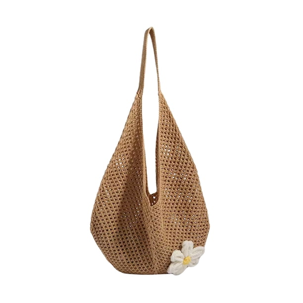 high quality handmade woven tote travel shopping bag WBgjsnklbnl Personalized Crochet Beach for Women Large Capacity Bag Shoulder Bag for Beach Vacation Pool Daily Use-Beige The Mercato Tote reimagined in handwoven leather Woven Bags Tin Marin