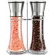 thumbnail image 1 of Elegante juego de molinillo de sal y pimienta de acero inoxidable, material de vidrio que garantiza especias recién molidas, estante práctico y portátil, grosor ajustable para cocina, barbacoa o, 1 of 8