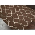 thumbnail image 2 of Mark&Day Wool Rugs, 8x11 Hendon Modern Dark Brown Area Rug, Brown Beige Carpet for Living Room, Bedroom or Kitchen (8' x 11'), 2 of 5