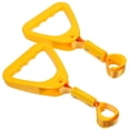 thumbnail image 3 of Miangastore Car Handle Strap Rings Chic Shaped Eco-Friendly Abs Public Transportation Use 2Pcs 9.5In, 3 of 8