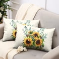 thumbnail image 2 of Sunflower Lumbar Pillow Covers Set of 2 Spring Summer Floral Rectangle Throw Pillow Covers 12x20 Flower Decorative Waist Pillowcase for Farmhouse Couch Outdoor, 2 of 4