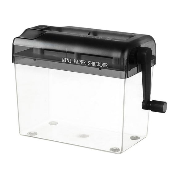 SharkTRUE Paper Shredder Mini Portable Home Paper Cutting Machine Manual Shredde
