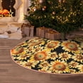 thumbnail image 5 of Bingfone Christmas Tree Skirt Mat Christmas Decoration Interior 48" -Sunflowers 1, 5 of 6