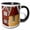Black/White, variant on 3drose, Greenland, Qeqqata Municipality, Sisimiut. Sisimiut Museum, Old House., 15oz Mug