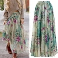 thumbnail image 1 of Robe Longue Maxi BOHO Hippie pour Femmes d'Été à Fleurs, 1 of 3