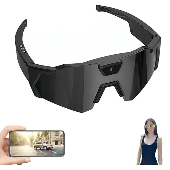 4k HD POV Sports Glasses with Camera, Baseball Glasses with Camera, 2026 Upgrade Smart CameraGlasse
