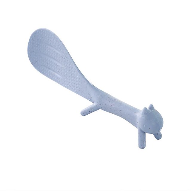 Utensilios de cocina creativos para el hogar, cuchara de pie con forma de ardilla encantadora, cuchara de arroz antiadherente, platos de olla arrocera de moda, pala de cuchara llena (2 piezas,