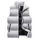 thumbnail image 1 of Chaleco informal de cuello alto para hombre, chaqueta acolchada cálida de invierno para exteriores, 1 of 7
