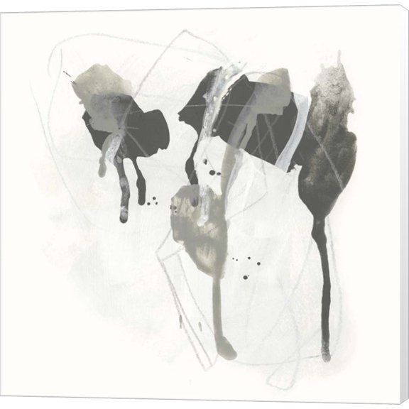Monochrome Missive I by June Erica Vess, Canvas Wall Art, 24W x 24H