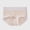 🔥 Khaki, variant on Women's Lace-Trim High-Waist Shaping Briefs Breathable Seamless Mid-Rise Tummy Control Elastic Waist Soft Stretch Fabric Bow Accent Cotton Lined Crotch Invisible Shapewear Panty