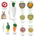 thumbnail image 2 of Lacrima Rabbit de Chew Toys, 12 unidades, para conejo, conejillo de indias y hámster, 2 of 5
