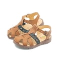 thumbnail image 2 of Huarache Pasitos Enanos Piel Ajuste T Hebilla Para Niño cafe 19, 2 of 6