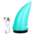 thumbnail image 4 of Cuerno de para casco, 3D para capó de parachoques, decoración interior de coche, de brillo desmontable para ejercicio , Azul Yotijar Cuerno de diablo, 4 of 10