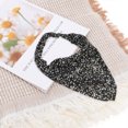 thumbnail image 6 of Unique Bargains 1 Pc Ditsy Floral Elastic Headwrap for Women Black, 6 of 6