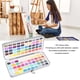 thumbnail image 3 of Juego De Pintura De Acuarela, 100 Colores De Pintura De Acuarela Portátil Ampliamente Utilizado Con Pincel De Acuarela Para Niños Para Viajes Para Clases De Pintura, 3 of 7