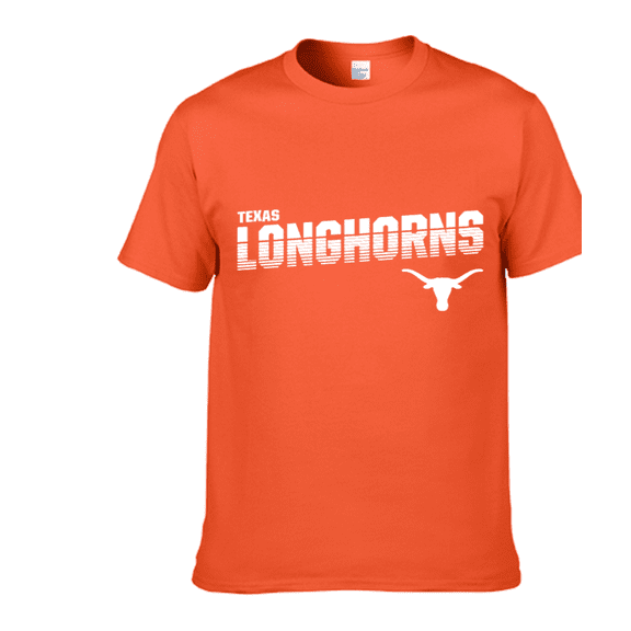 Brand New Athletics Texas Diced Design Short-Sleeve Lightweight T-Shirt, 100% Cotton(Youth small), Official Longhorns Logo/Colors