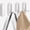White, variant on 4PCS Foldable Wall Hook, Retractable Wall Hook for Hanging Coats, Towel, Hangers, Hat, Backpacks, Flip Down Hook Zinc Alloy Folding Hook (Black)