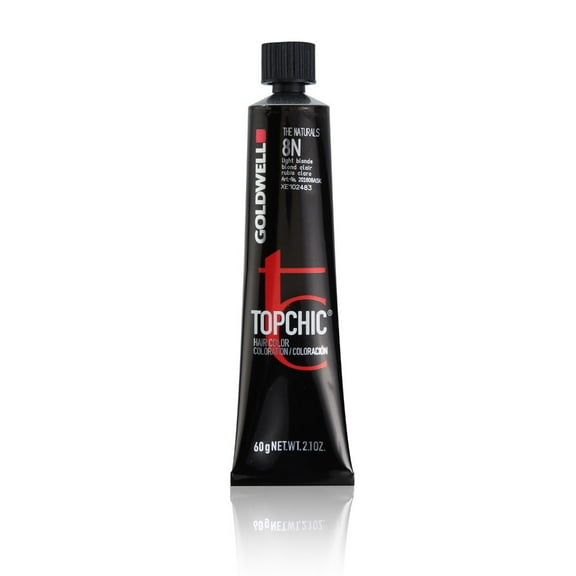 Goldwell Topchic Permanent Hair Color Light Blonde 8N 2 oz