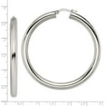 thumbnail image 3 of White Stainless Steel Earring Hoop Women'S 62 mm 59, 3 of 3