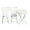 White, variant on Metal Garden Table and Chairs Set Accessory Gift Kids