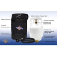 thumbnail image 4 of Flame King 5lb Propane Tank with Gauge, Insulated Case & 5-ft Hose, 4 of 13