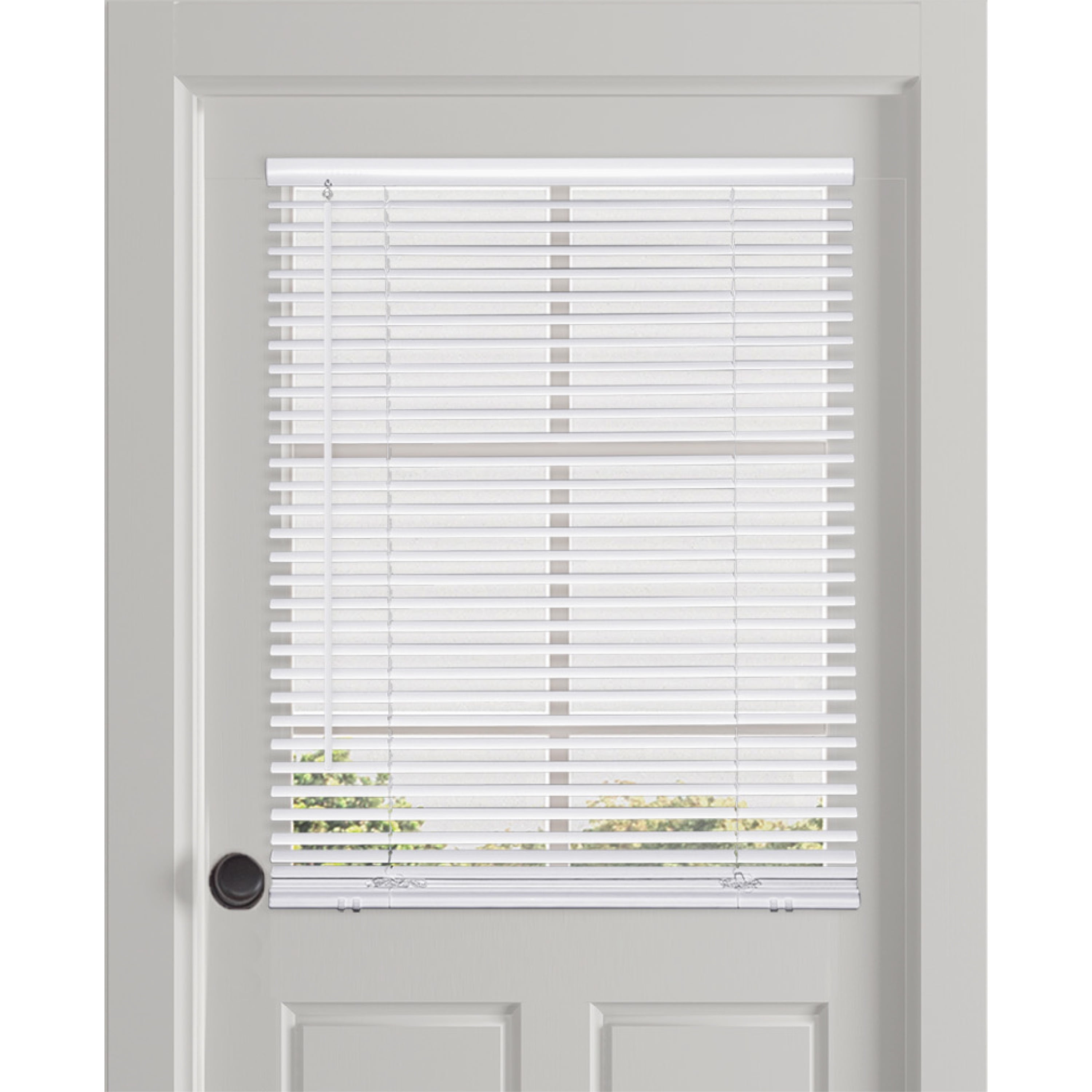 Regal Living Cordless Room Darkening Magnetic Mini Blinds, White - 25 in. W x 42 in. L