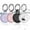 Pink/Lavender/Black/White, variant on YUNOVA Airtag Keychain Holder Case for Apple Airtag, 4 Pack of IPX8 Waterproof, Fully Shockproof, Anti Scratch Airtag Holder Case for Key, Kid, Bag, Luggage, Pets Collar