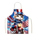 thumbnail image 2 of Independence Day Aprons Festive Decor Kitchen Cooking For Stain Protection, 2 of 6