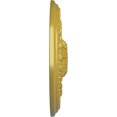 thumbnail image 4 of Ekena Millwork 18 1/2"W x 13 1/2"H x 1 7/8"P Saverne Ceiling Medallion, Hand-Painted Rich Gold, 4 of 4