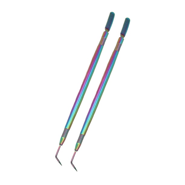 Varilla de elevación de pestañas con peine, 2 piezas, herramienta de tinte para levantamiento de pestañas, separador de pestañas, herramienta para permanente de pestañas, funcionamiento suave