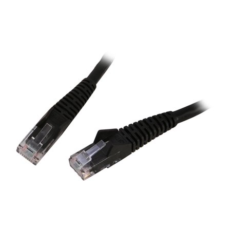 UPC: 0037332125538 | TRIPP LITE N201-007-BK 7 ft. Cat 6 Black Cat6 Gigabit Snagless Patch Cable