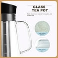 thumbnail image 3 of Cafetière à Infusion Froide 1 Pce Grande Capacité Pichet en Verre avec Filtre, 3 of 5