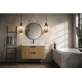 thumbnail image 3 of San Diego Floating Bathroom Vanity, Weathered Fir, Solid Wood, Mid Century Modern, 3 of 11