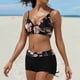 thumbnail image 4 of Conjunto de bikini con estilo para mujer, traje de baño de dos piezas, traje de baño sólido, ropa de playa OAVQHLG3B Store lin121212, 4 of 4