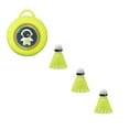 thumbnail image 2 of BAOSITY Hanging Badminton Trainer Badminton Training Interactive Toys 3 Balls Beginners Self Practice Training Device for Green, 2 of 8