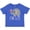 Royal Blue, variant on Half Birthday Cute Elephant Girls Baby T-Shirt