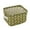 Green 7P7, variant on Qonioi Collapsible Storage Baskets, Linen Fabric Foldable Bins for Home Organization Cosmetics Books Toys, Storage Organizers Wire Framed Bins
