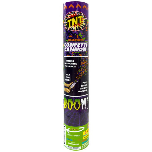 Halloween Paper Confetti Cannon, TNT Fireworks, Party
