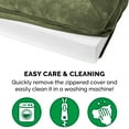 thumbnail image 5 of FurHaven Pet Products Faux Fur & Velvet Orthopedic Sofa Pet Bed for Dogs & Cats - Dark Sage, Jumbo Plus, 5 of 13