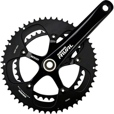 SRAM Rival Black 68mm 170mm 50-34 Black Rings Crankset with GXP Bottom Bracket