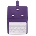 thumbnail image 4 of Étui Clavier Sans Fil en Cuir Pu Portable avec Clip de Téléphone Support Protection Complète, 4 of 9