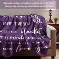 thumbnail image 5 of Grandma Gifts Blanket, Gifts for Grandma, Great Grandma Birthday Gifts - Unique Grandma Gifts to My Dear Grandma for Birthday, Christmas, Mothers Day - Grandma Throw Blanket Present Purple, 5 of 7