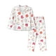 thumbnail image 1 of Fotbe Red coral and scallop seashell Conjunto de Pijama de Manga Larga para Mujer con Estampado, Ropa de Dormir de 2 Piezas, Conjunto de Casa Suave y Cómodo con Bolsillos-X-Large, 1 of 7