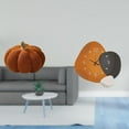 thumbnail image 2 of Cojín de sofá de calabaza de Halloween, reloj de pared moderno, adorno artístico, decoración para dormitorio, festival, regalo, reloj de madera, decor, 2 of 8